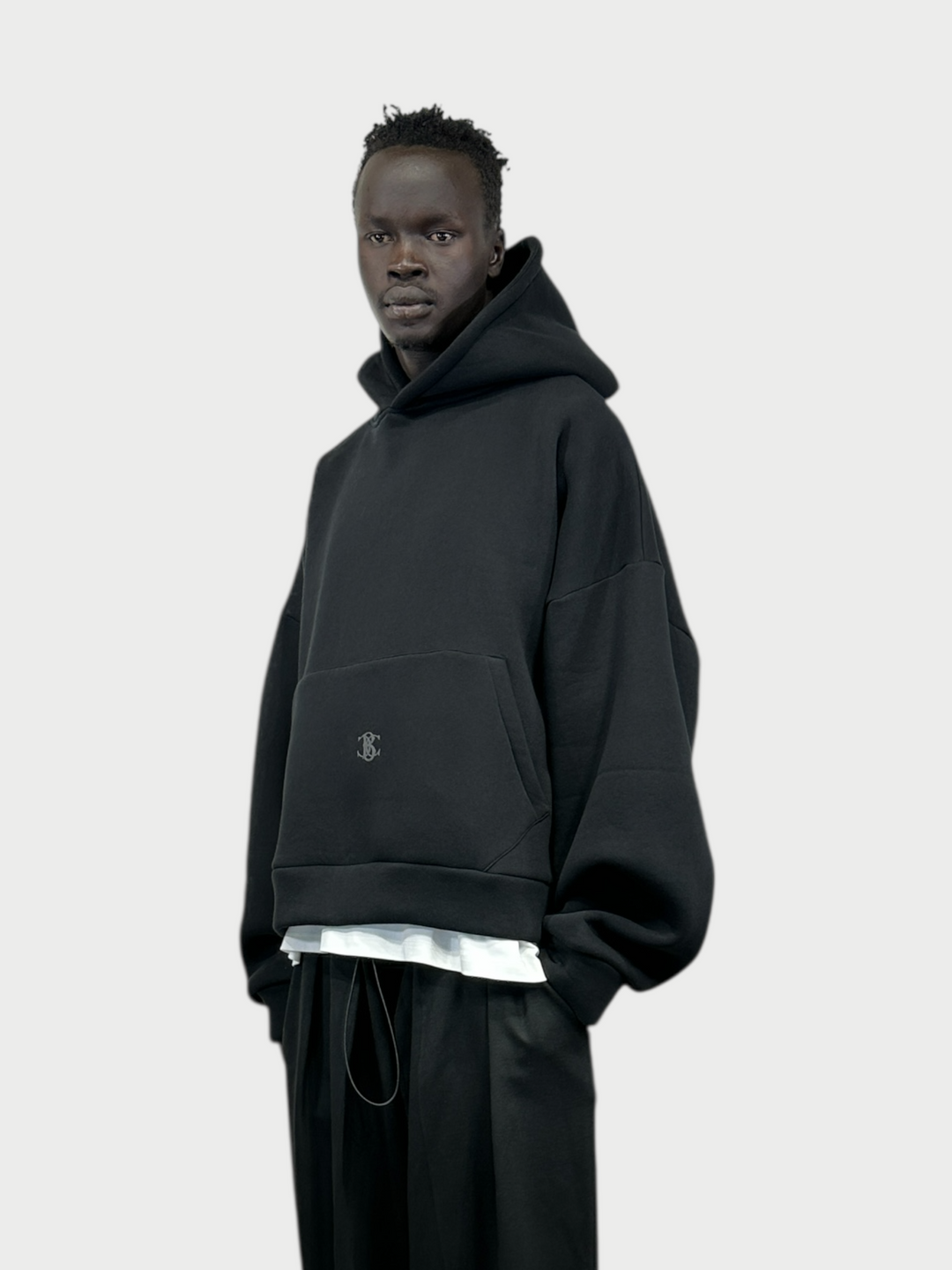 Hoodie V2 Boxy con logo