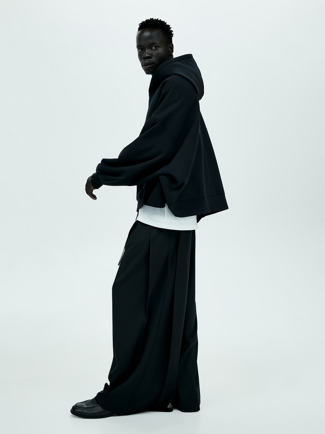 Hoodie V2 Boxy con logo