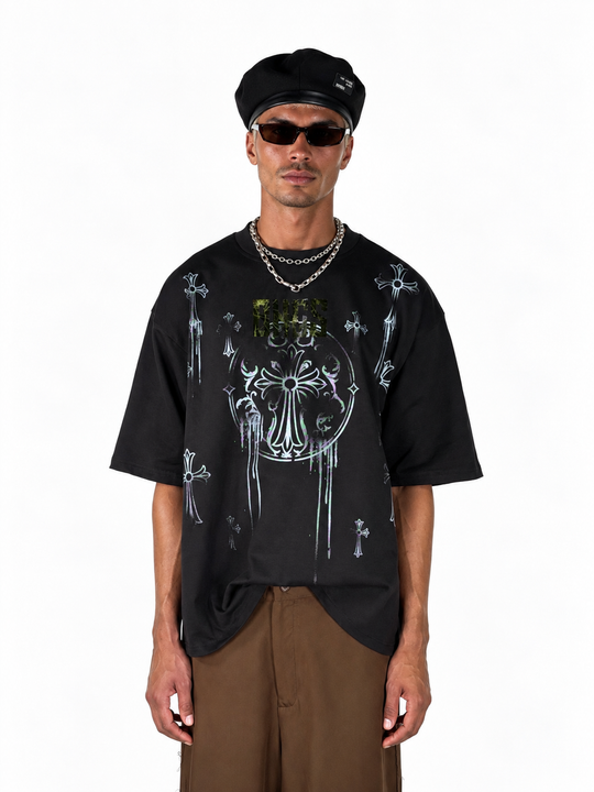 T-Shirt Mezza manica con stampa