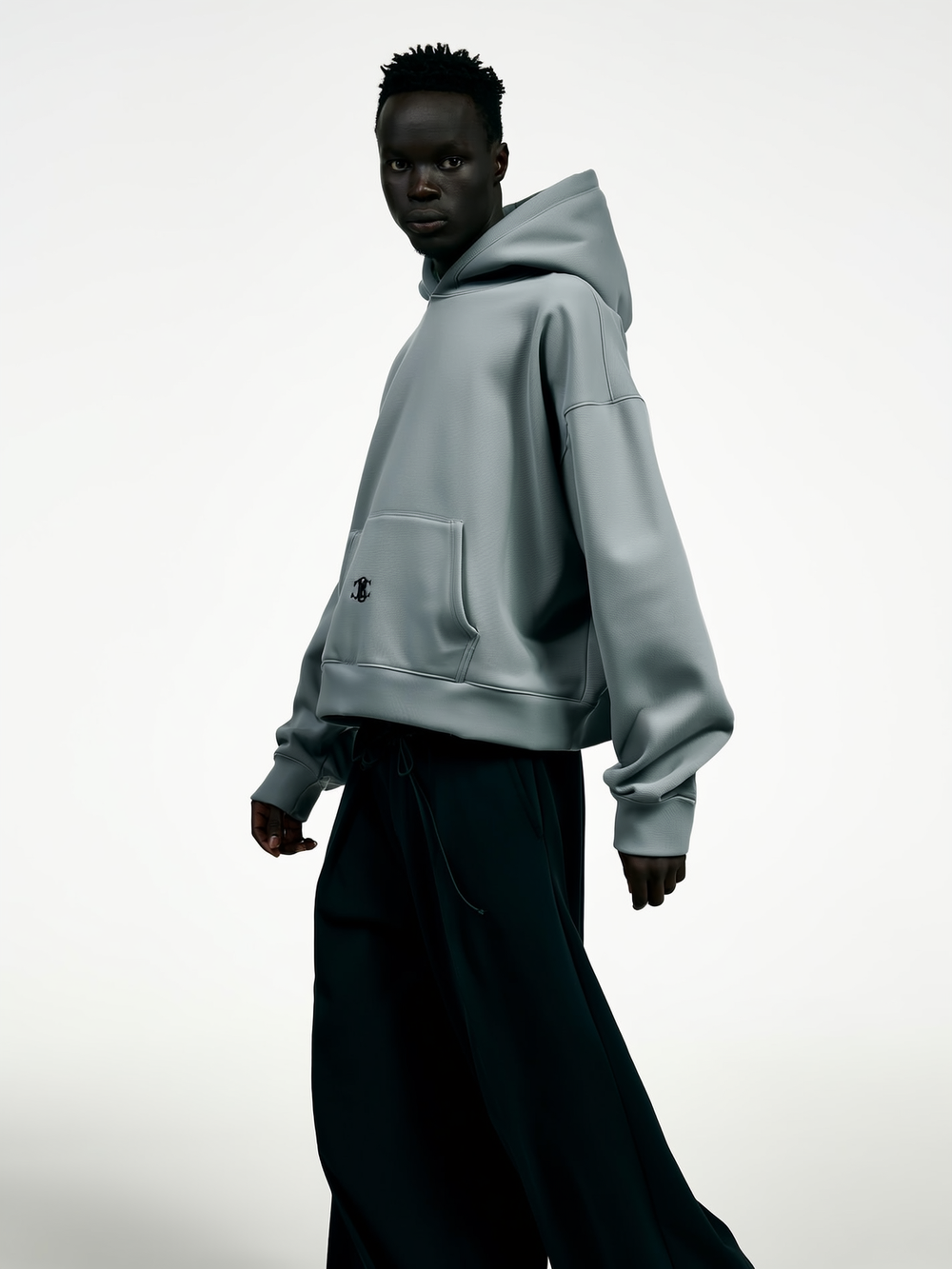 Hoodie V2 Boxy con logo