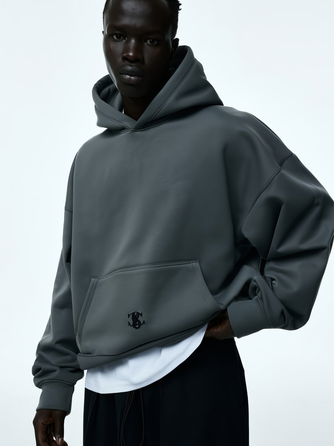 Hoodie V2 Boxy con logo