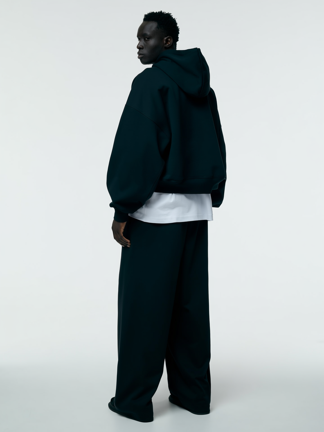 Hoodie V2 Boxy con logo