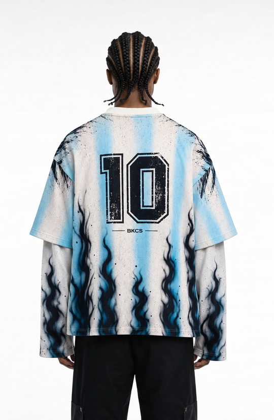 Maglia DIOS ETERNO NAPOLI - ICON SERIES DOUBLE LONG SLEEVE Black Circus