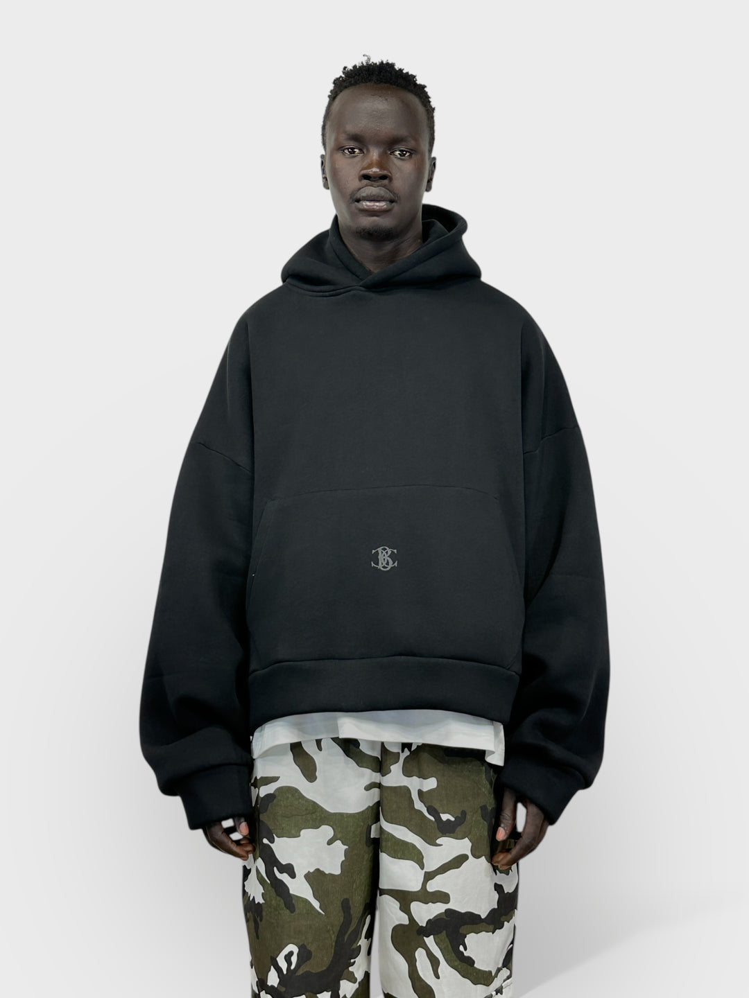 Hoodie V2 Boxy con logo