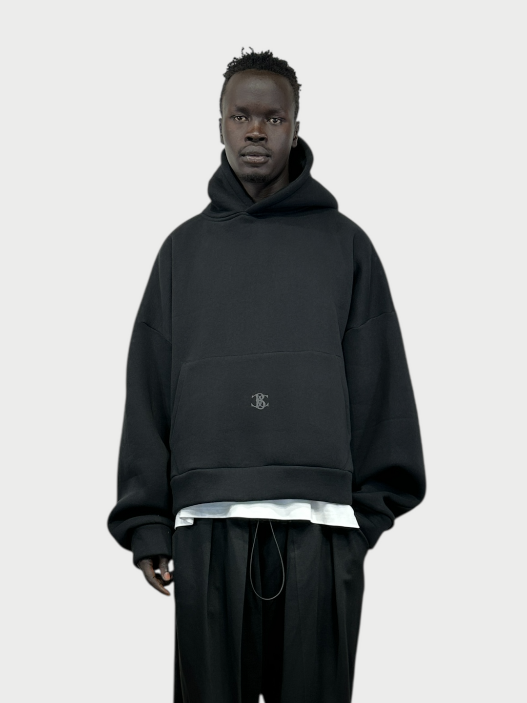 Hoodie V2 Boxy con logo