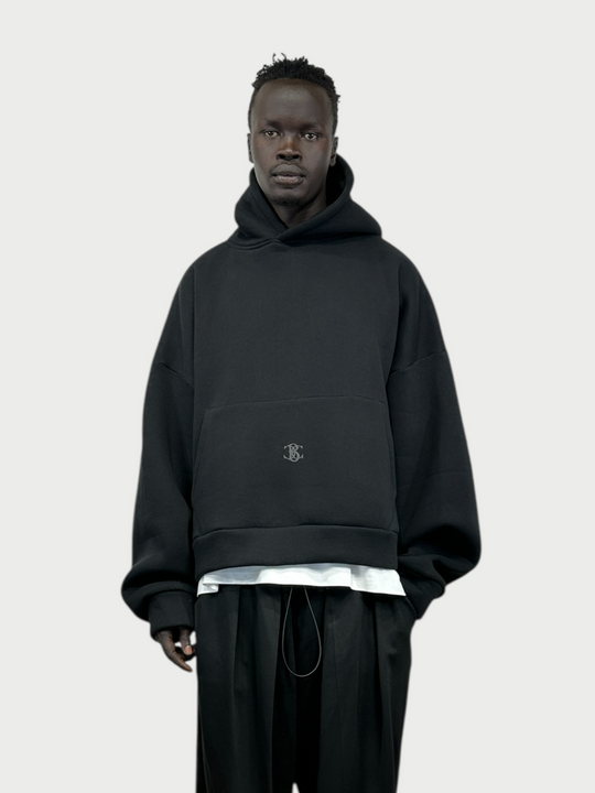 Hoodie V2 Boxy con logo