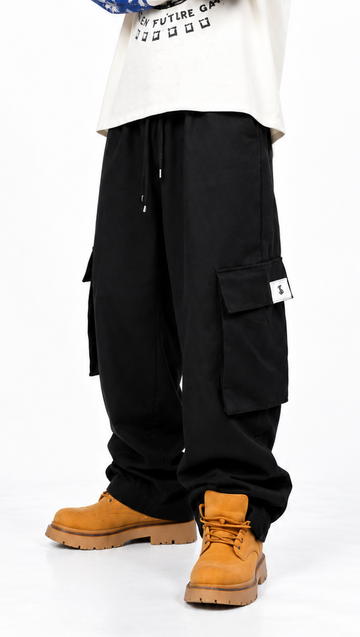 Pantalone Cargo Uomo Nero