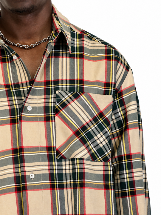 Camicia Tartan Overshirt - BLACK CIRCUS