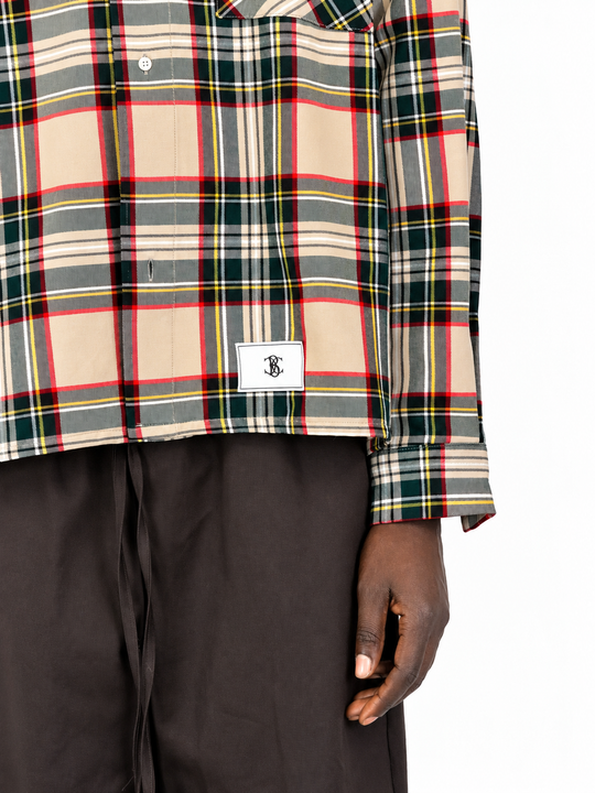 Camicia Tartan Overshirt - BLACK CIRCUS