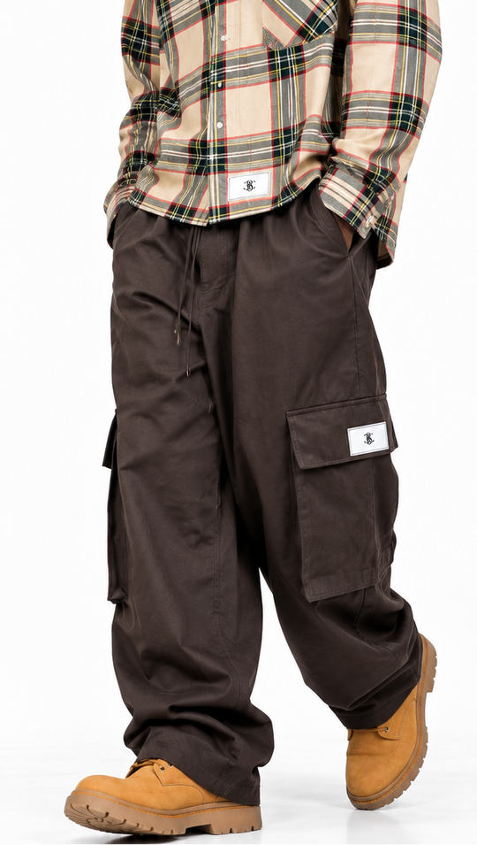 Pantalone Cargo Uomo Moro