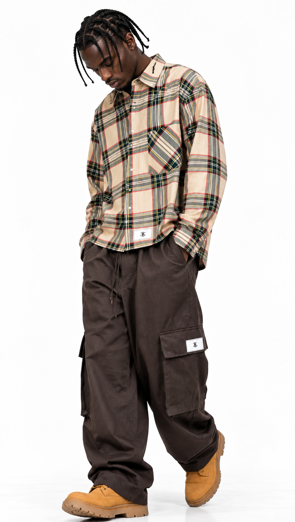 Camicia Tartan Overshirt - BLACK CIRCUS