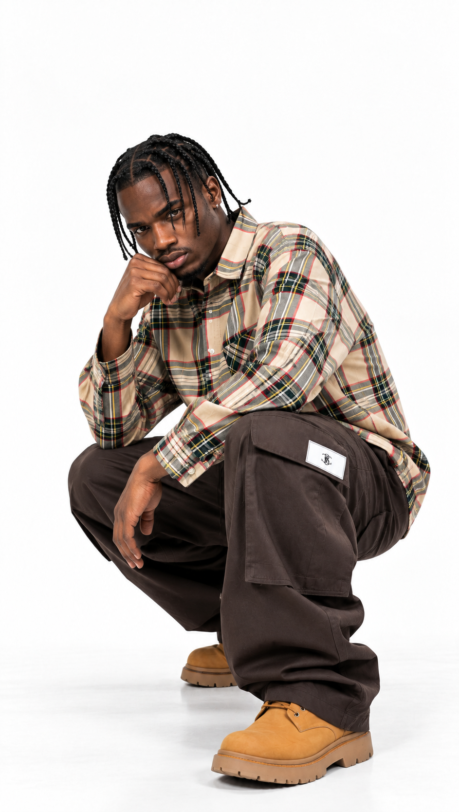 Camicia Tartan Overshirt - BLACK CIRCUS