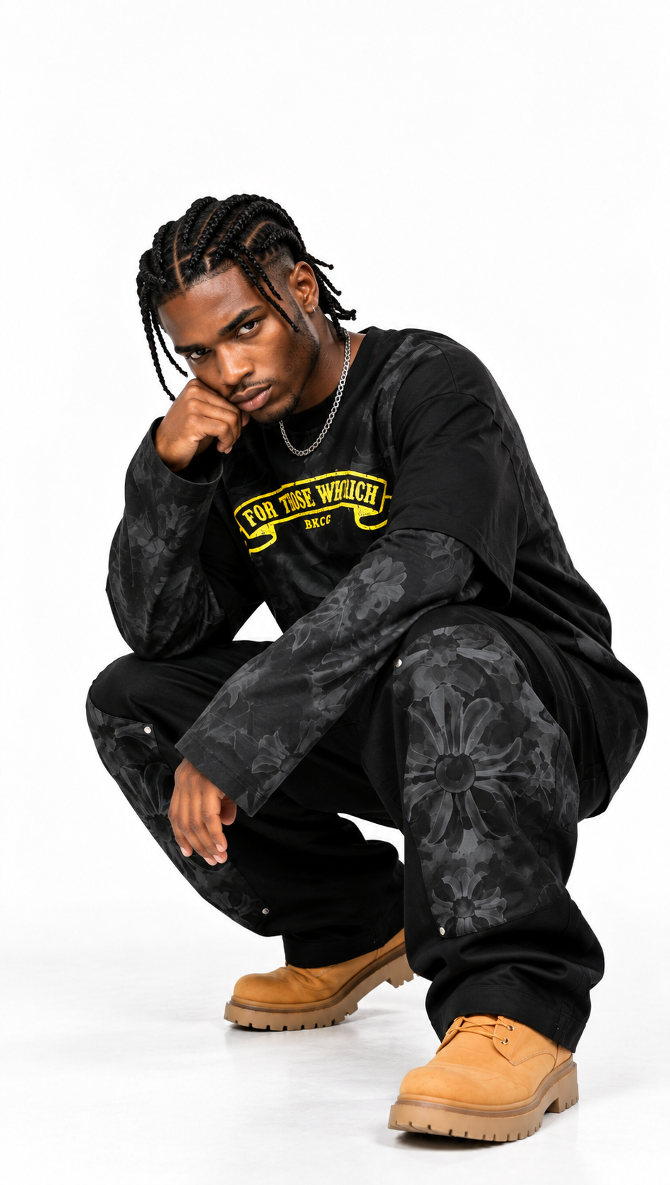 T-Shirt DOUBLE LONGSLEEVE Black Circus