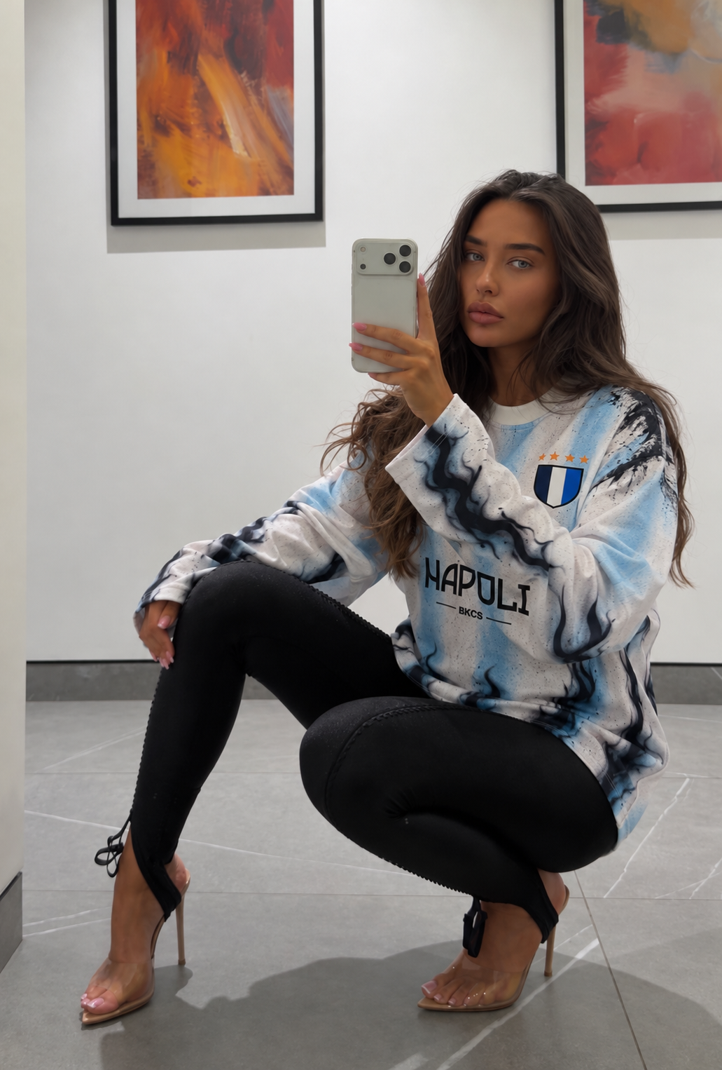 Maglia DIOS ETERNO NAPOLI - ICON SERIES DOUBLE LONG SLEEVE Black Circus