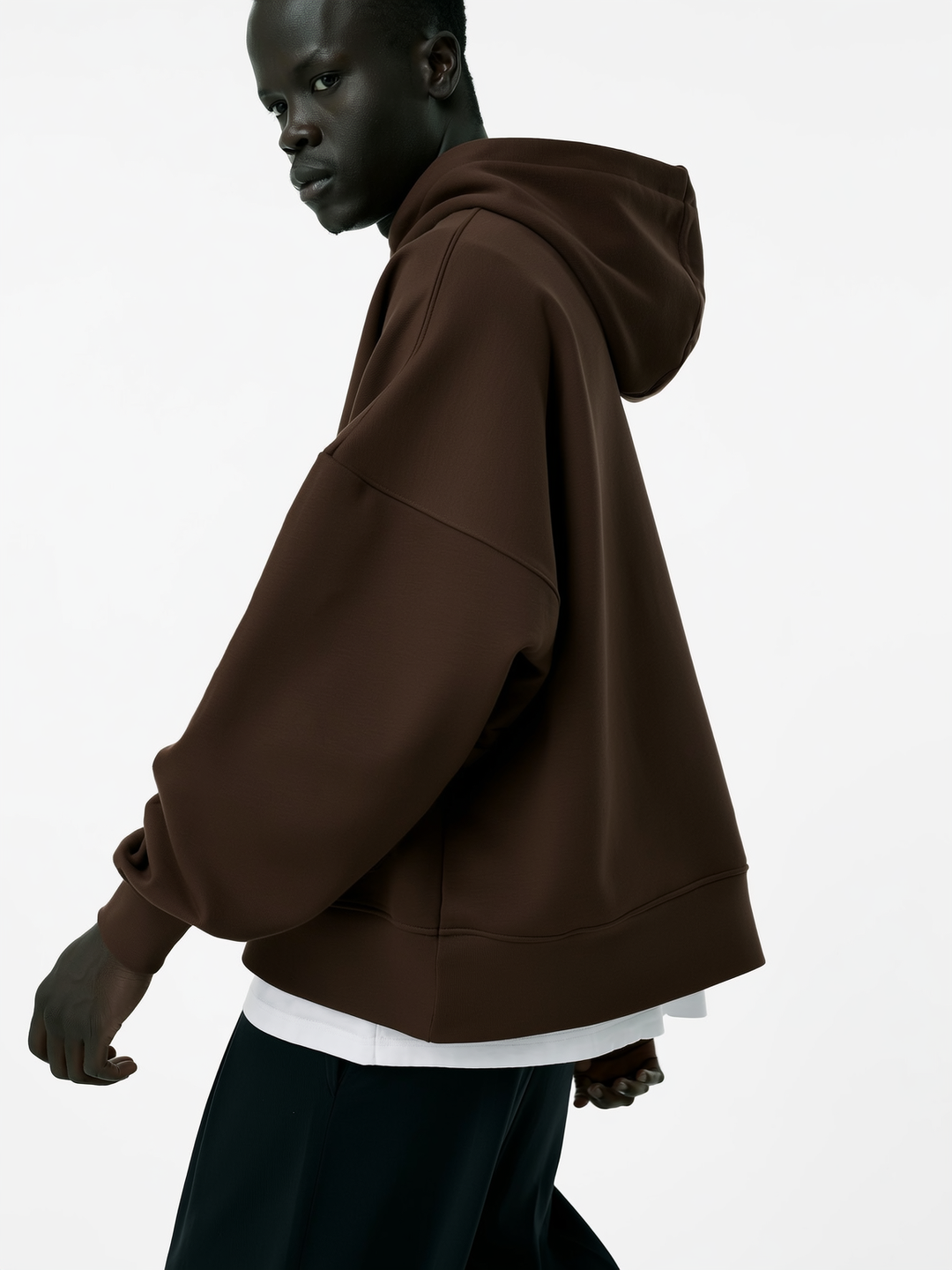 Hoodie V2 Boxy con logo