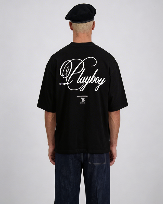 T-Shirt Playboy Nero