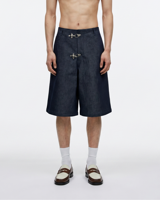 Bermuda Blu Jeans Metal 2054