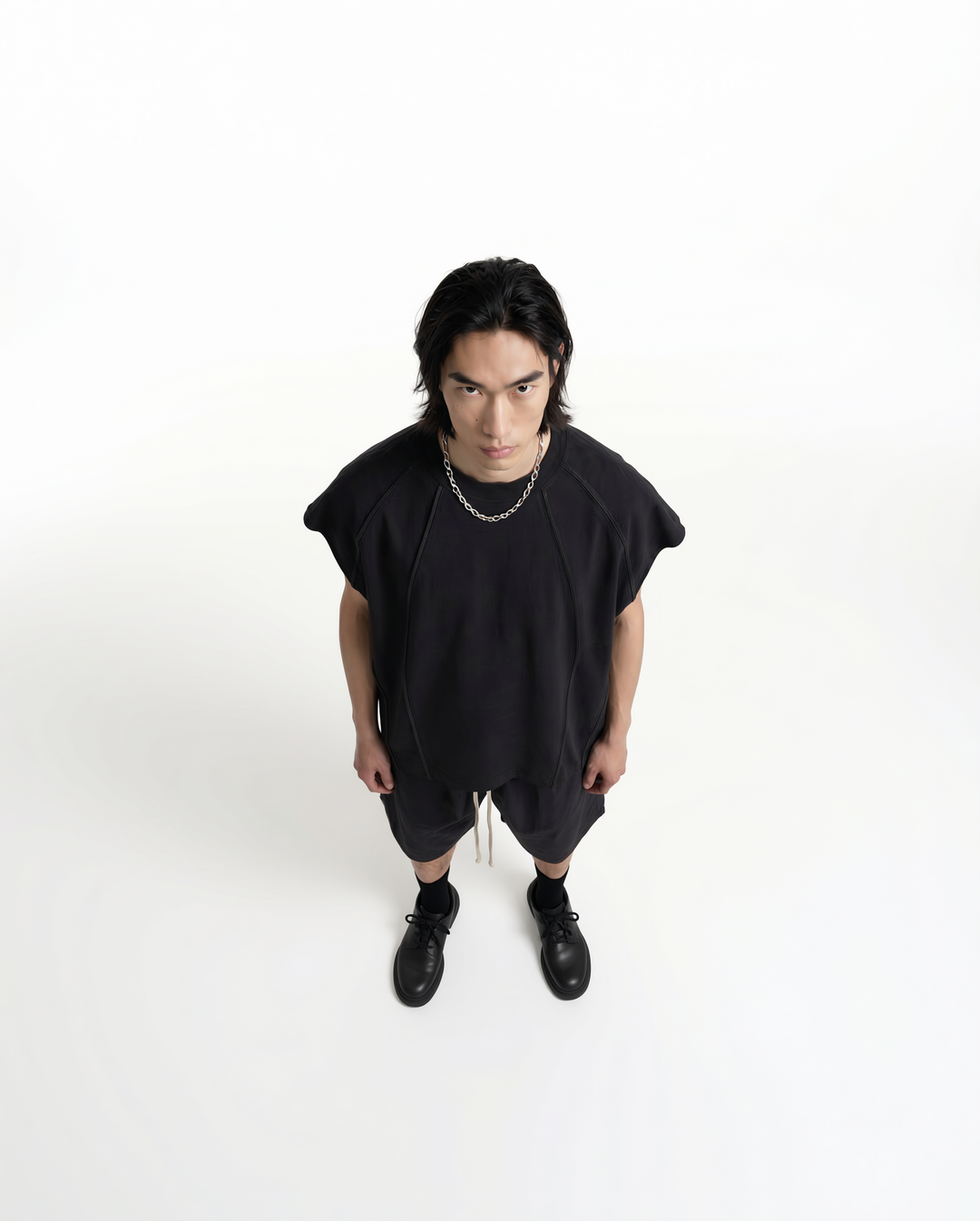 American T-Shirt Smanicata nero 2050