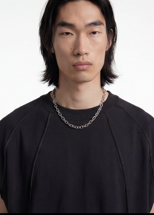 American T-Shirt Smanicata nero 2050