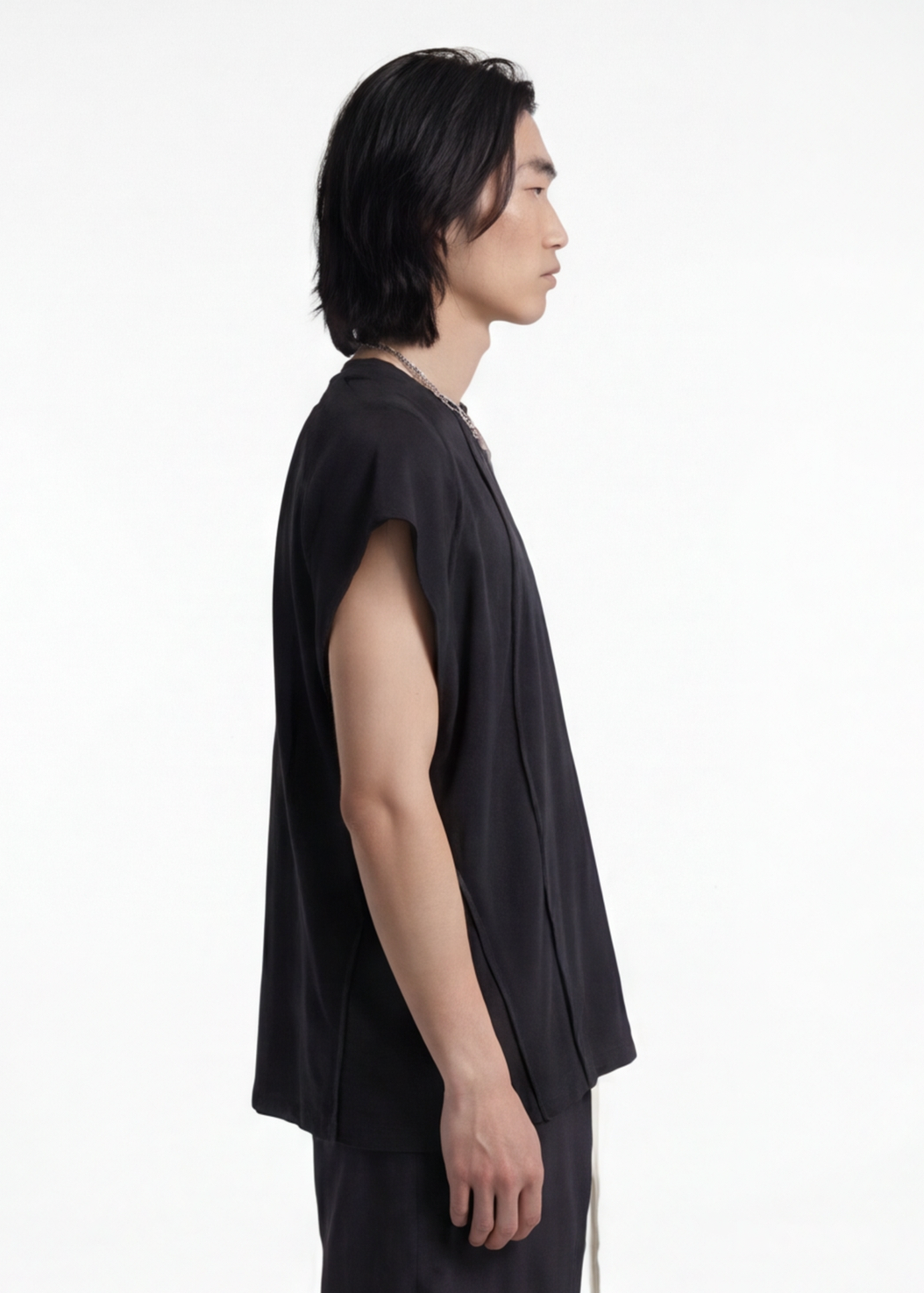 American T-Shirt Smanicata nero 2050