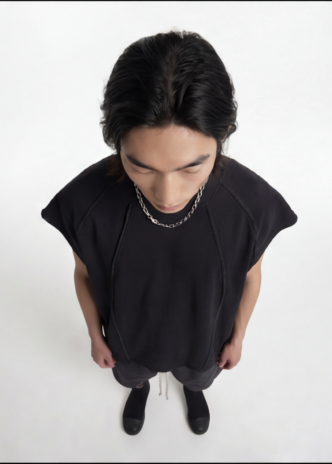American T-Shirt Smanicata nero 2050