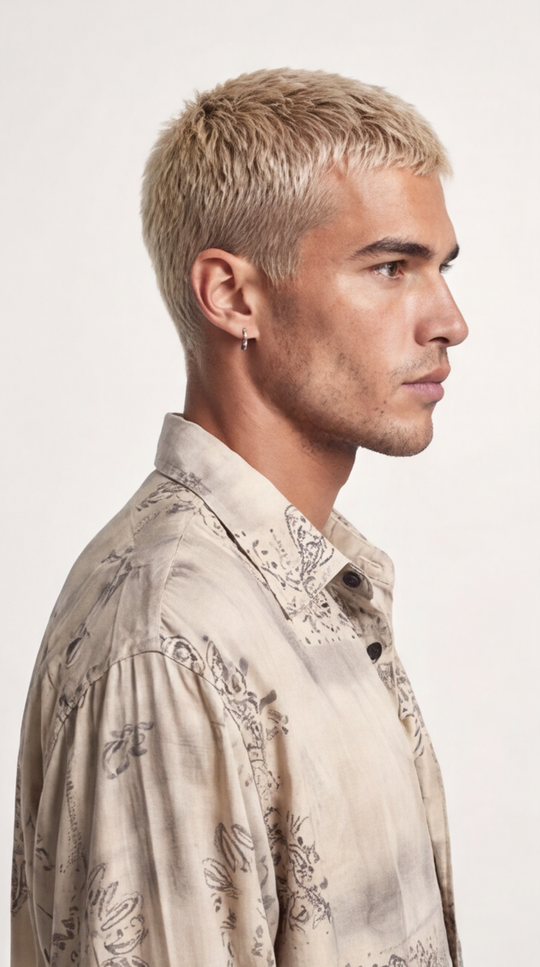 Camicia Avorio Fantasia Paisley 1060 - Fantasia bandana