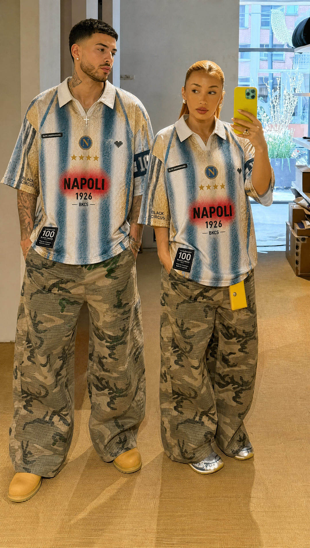 T-Shirt CENTENARY NAPOLI Oversize | Icon Series by Black Circus