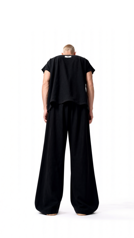 Coordinato SEA Uomo Misto Lino Nero| Black Circus