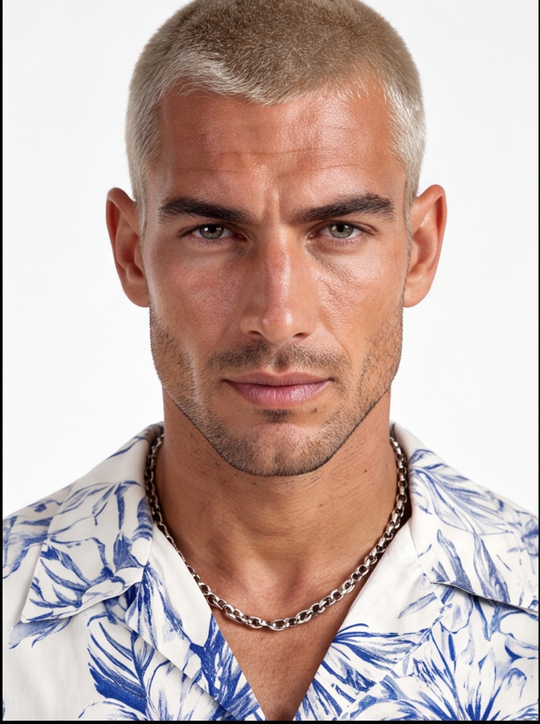 Camicia Fantasia Floreale in viscosa  | Black Circus