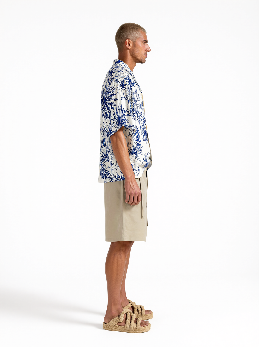 Bermuda Oversize  in cotone Fango  | Black Circus