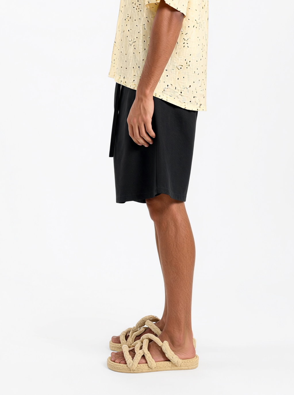Bermuda Oversize  in cotone Nero  | Black Circus