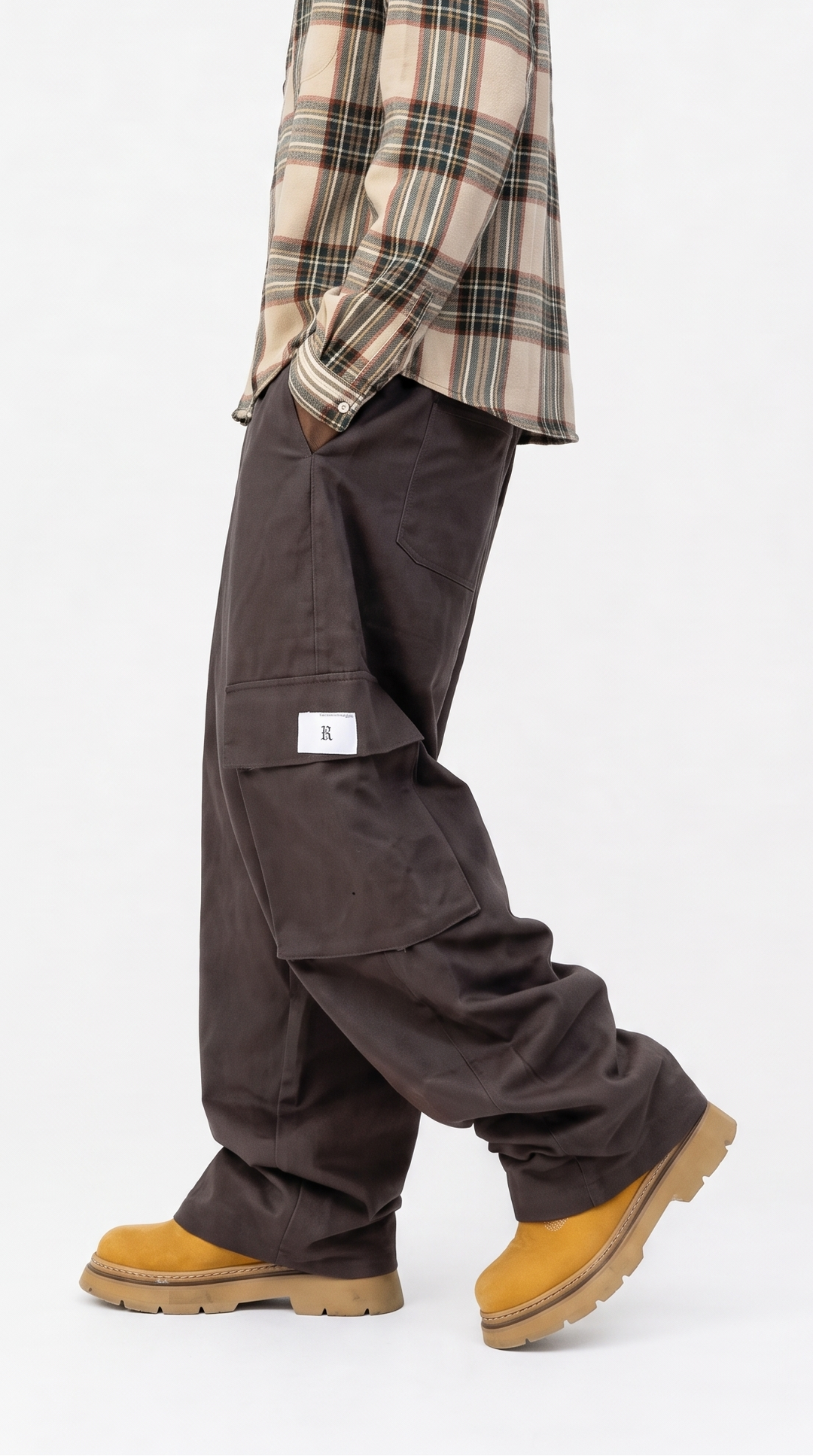 Pantalone Cargo Uomo Moro