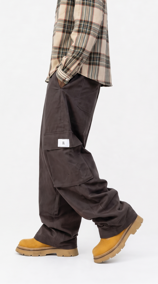 Pantalone Cargo Uomo Moro