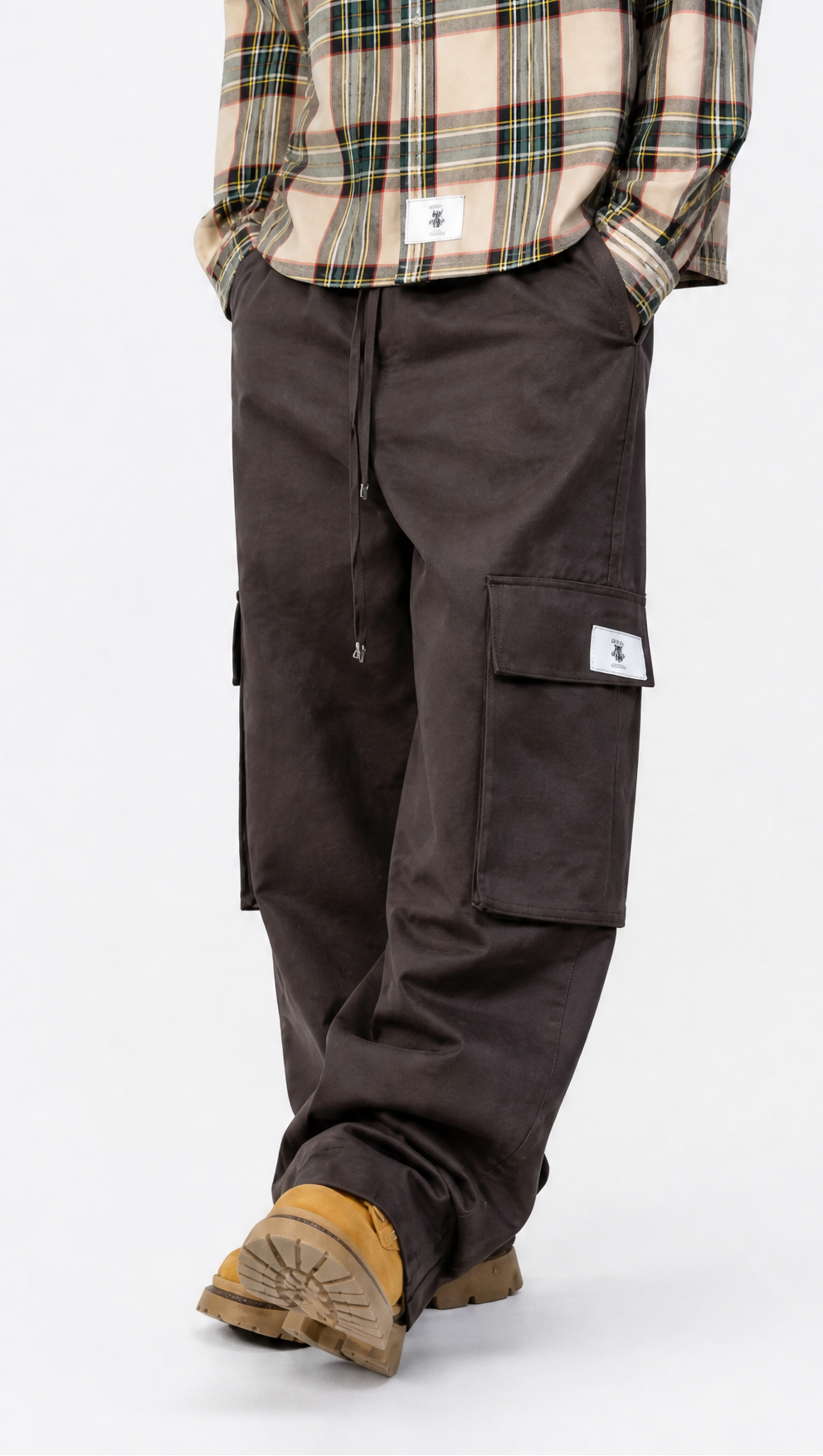 Pantalone Cargo Uomo Moro