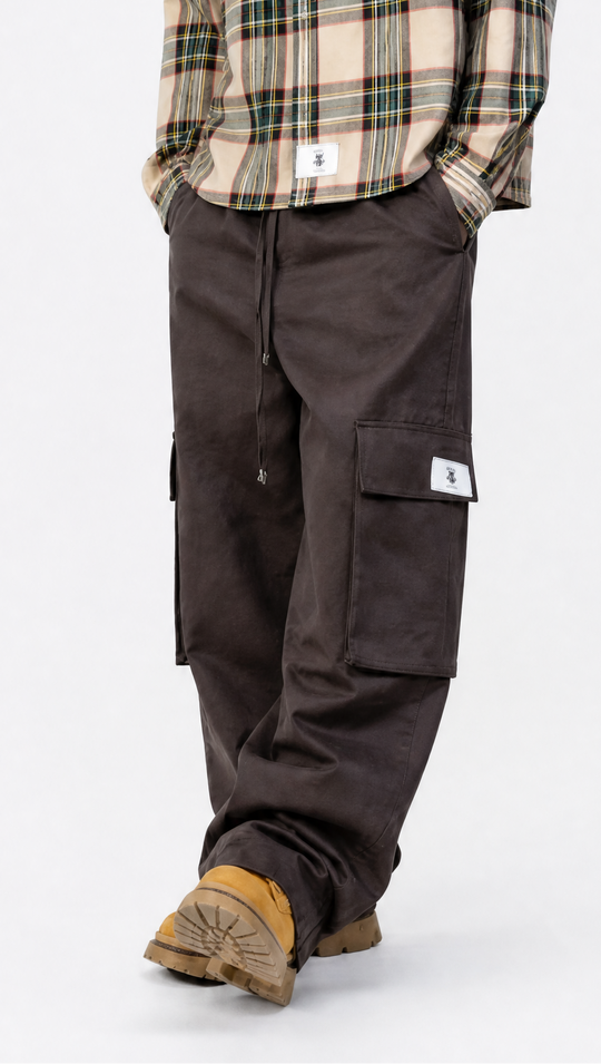 Pantalone Cargo Uomo Moro