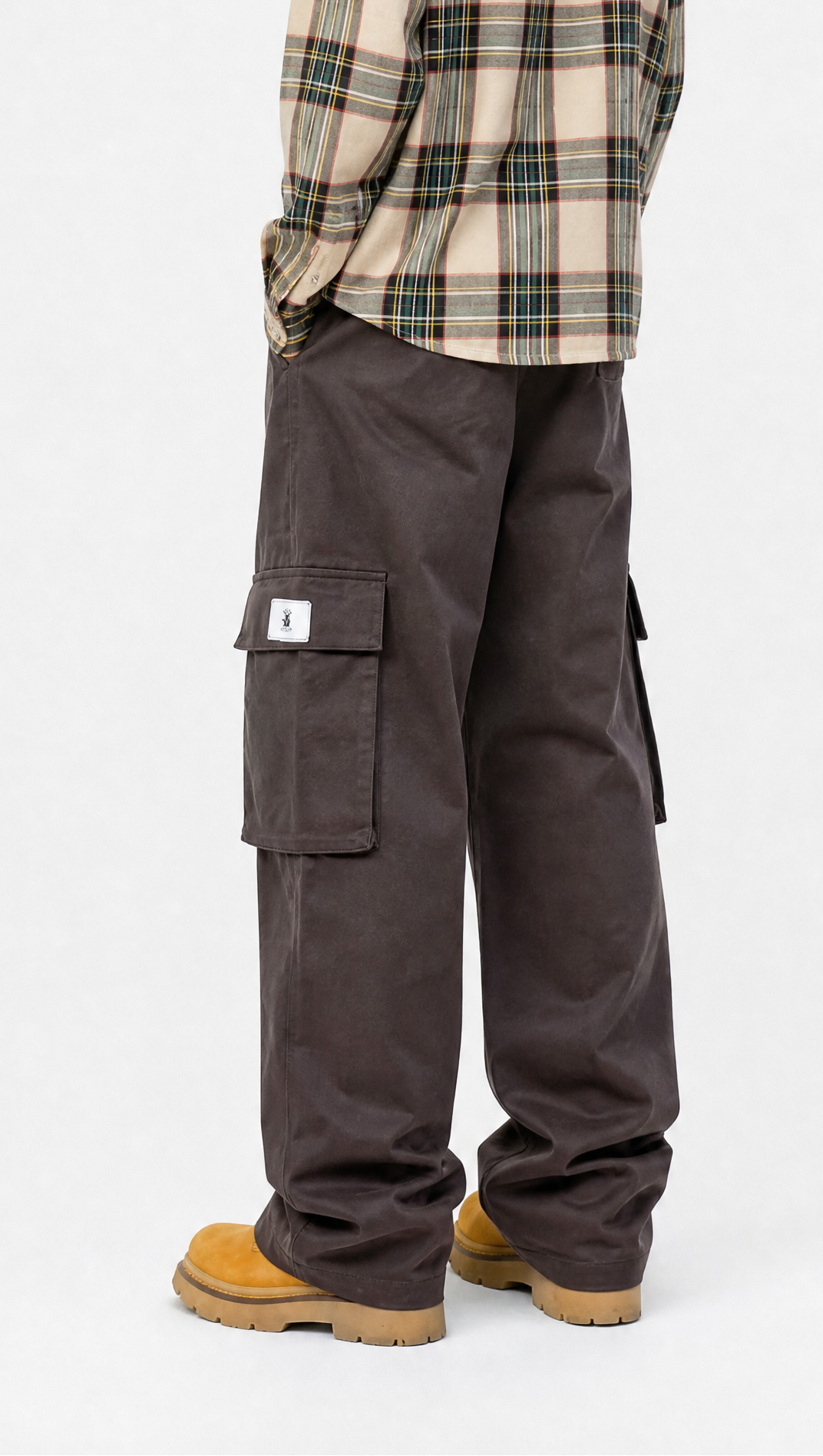 Pantalone Cargo Uomo Moro