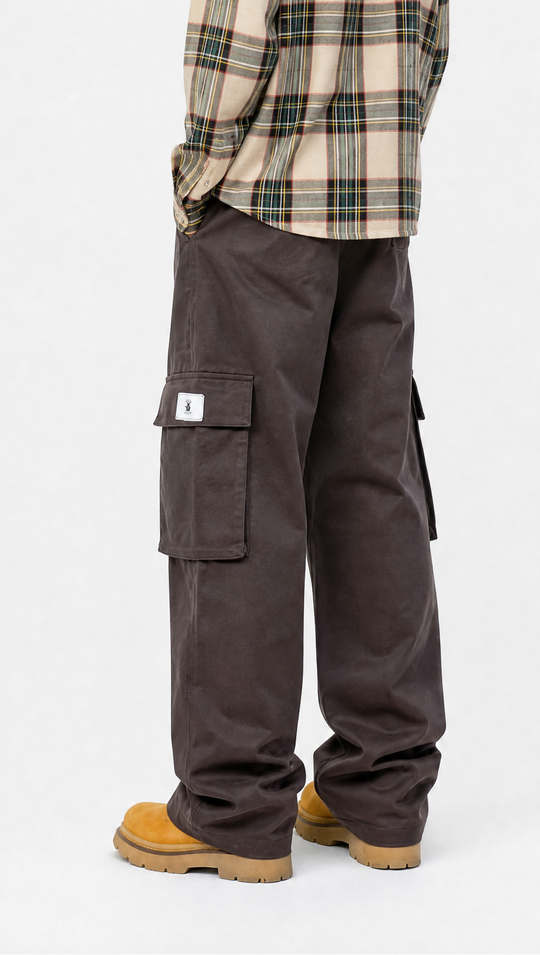 Pantalone Cargo Uomo Moro
