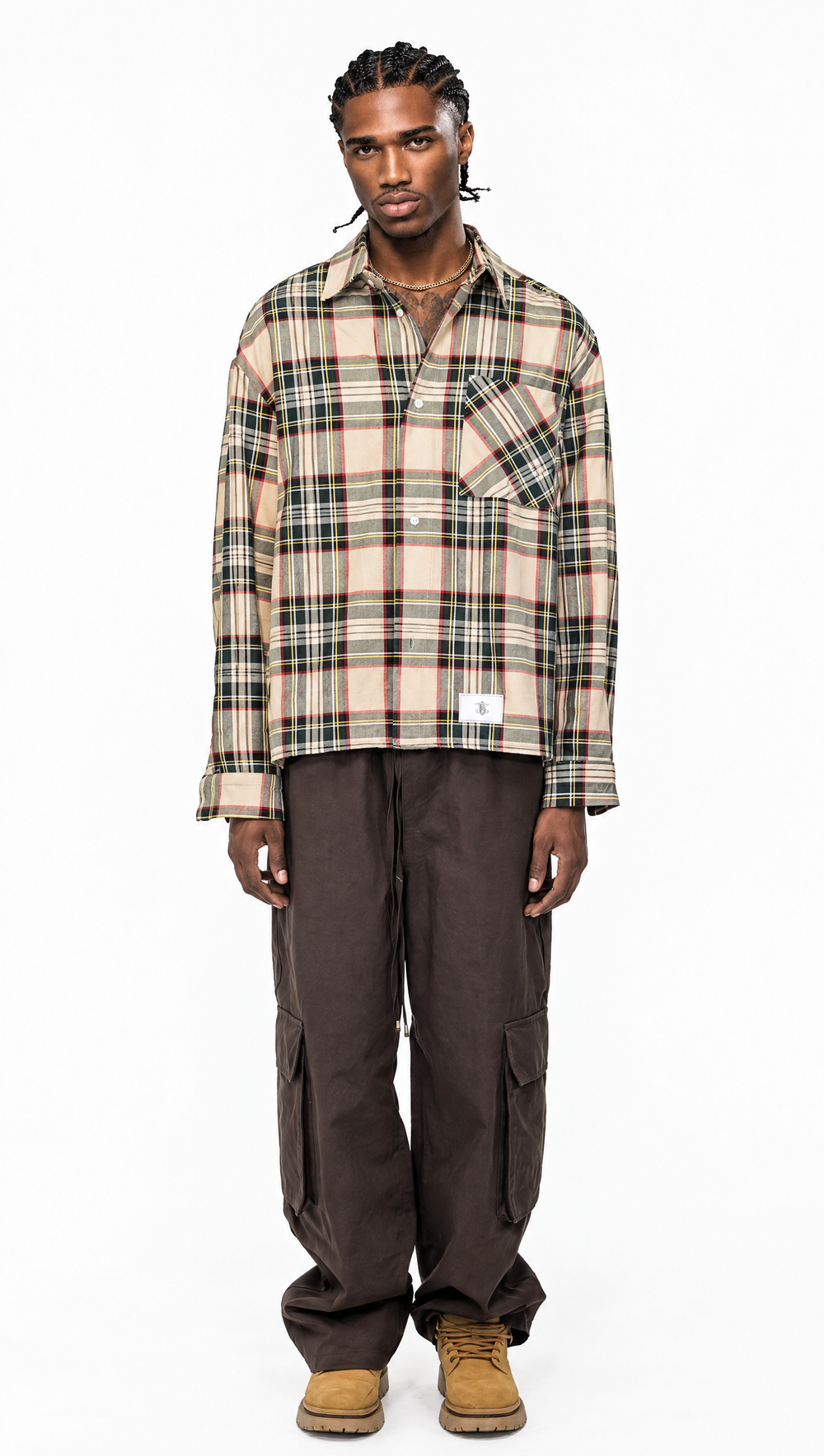 Pantalone Cargo Uomo Moro