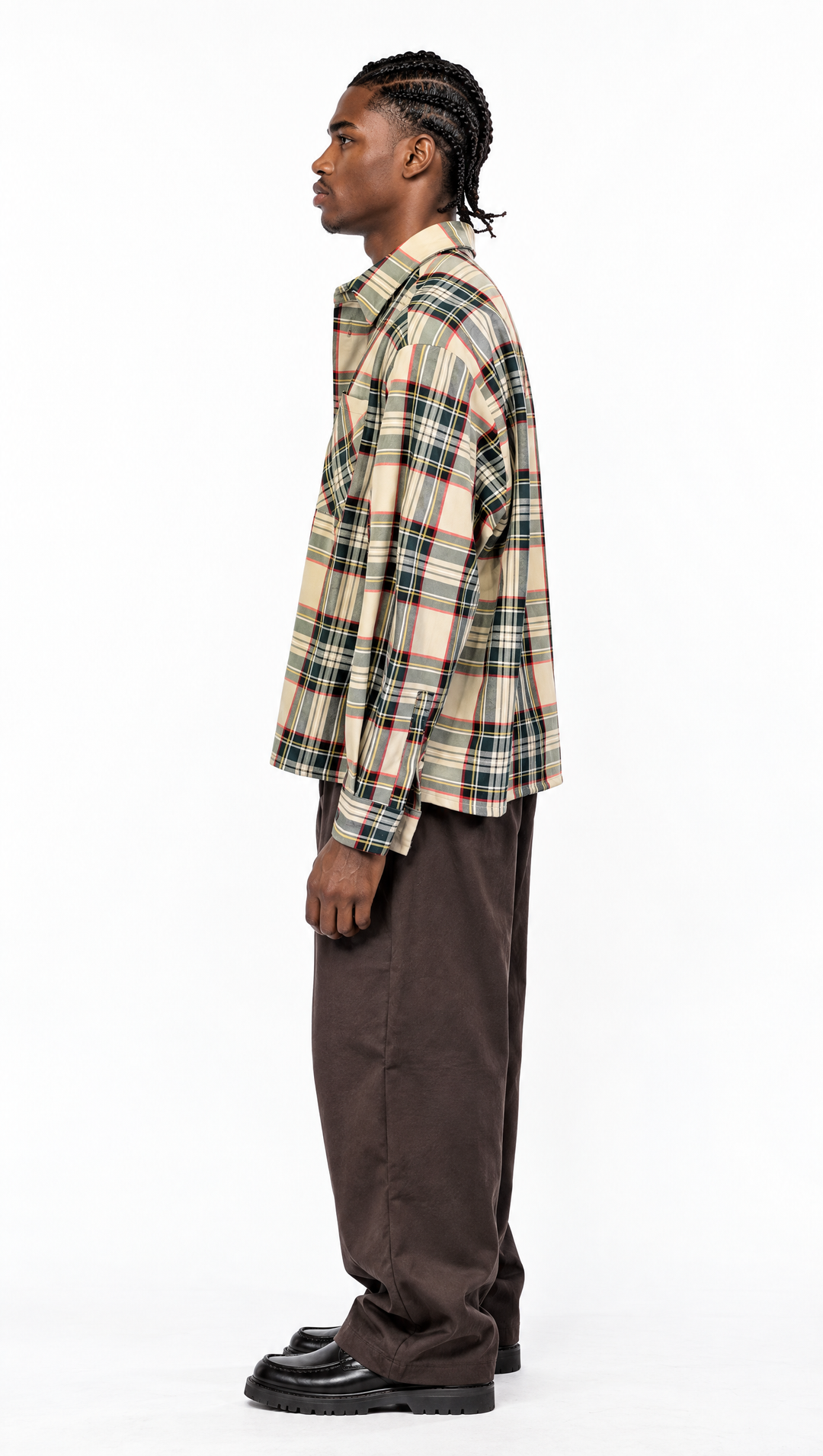 Camicia Tartan Overshirt - BLACK CIRCUS
