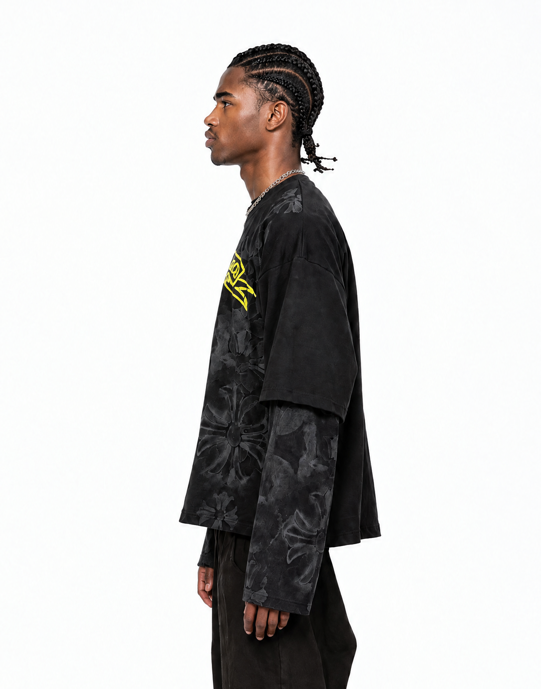 T-Shirt DOUBLE LONGSLEEVE Black Circus
